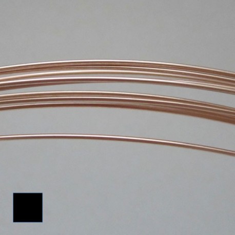 20 gauge Half Hard Square 14k Rose Gold Filled Wire - 1 Metre