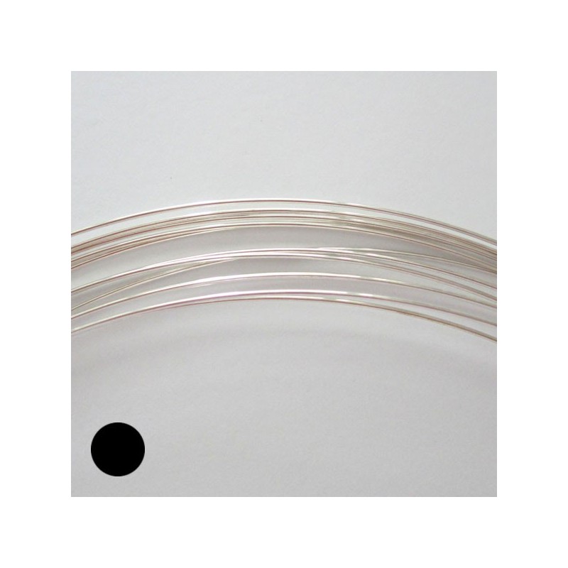 21 Gauge Round Dead Soft Sterling Silver Wire - 5 Metres