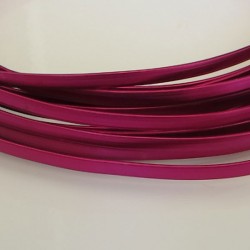 Magenta Anodised Flat Aluminium Wire 4mm X 1.2mm - 5m