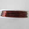 22 Gauge Round Brown Coloured Copper Wire - 13 Metres