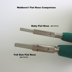 Wubbers® Baby Flat Nose Pliers - 13cm Tip Comparison
