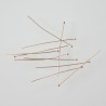 Ball Head Pin 38mm 14k Gold Filled 24 Gauge Half Hard - Pack of 10