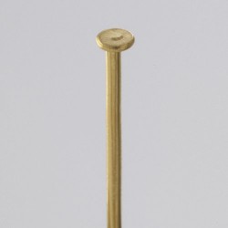 Head Pin 50mm 14k Gold Filled 24 Gauge Half Hard - Pack of 20