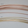 28 gauge Dead Soft Round 14k Rose Gold Filled Wire -  3 Metres Compare colours