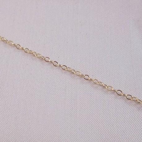 Flat Cable 1.6mm Gold Filled Chain - 3 Metres