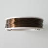 26 Gauge Jeweller's Antique Bronze Dead Soft Round Wire - 107 Metres