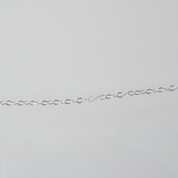 Flat Cable 2.2mm Sterling Silver Filled Chain - 50cm