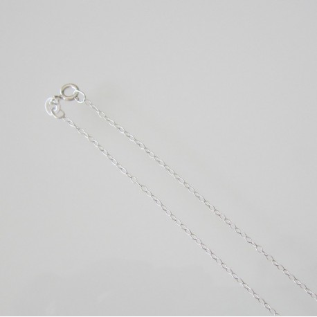 Finished Cable 1.2mm Sterling Silver Necklace - 50cm