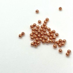 4mm Natural Copper Beads