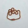 Natural Copper 2.4mm Beach Chain with Connector Link