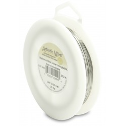 Artistic Wire 20ga Round Stainless Steel Wire - 27 Metres