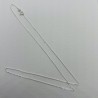 Finished Diamond Cut Cable 1mm Sterling Silver Necklace - 45-50cm
