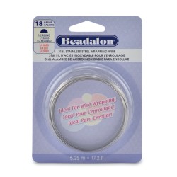 18 Gauge Stainless Steel 3/4 Hard Half Round Wire - 5 Metres