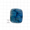 Very Large Blue Labradorite Cabochon - 43x36x7mm Sold Individually