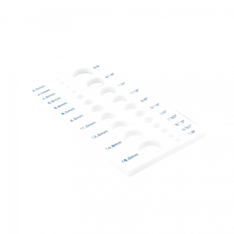 Artistic Wire 22 Hole Draw Plate Made of Acrylic