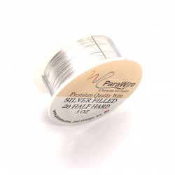 20ga Round Half Hard 10% Silver-Filled Wire - 2.8 Metres