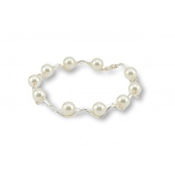 Artistic Wire Large Crimp Connector Mixed Pack Tarnish Resistant Silver Plated - Pack of 21 - Example of Use