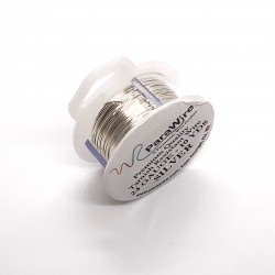 ParaWire 24ga Round Silver Plated Copper Wire - 9 Metres