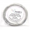 ParaWire 21ga Square Titanium Finished and Silver Plated Copper  Wire - 3.5 Metres