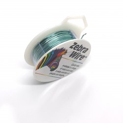 20 Gauge Round Aqua Blue Coloured Copper Wire - 13 Metres