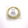 12 Gauge Round Gold Coloured Brass Wire - 2 Metres