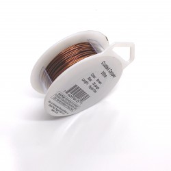 20 Gauge Round Brown Coloured Copper Wire - 13 Metres