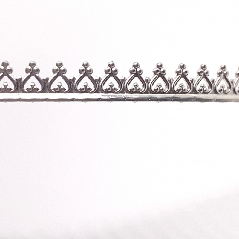 Inverted Heart Gallery Sterling Silver Wire - 50cms Zoom