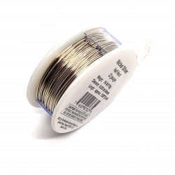 22 Gauge Nickel Silver Half Hard Round Wire - 40 Metres