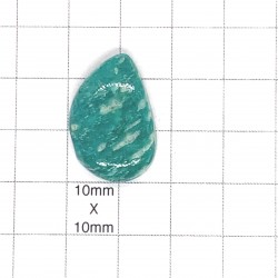 Russian Amazonite Cabochon - 25x17x6mm Sold Individually