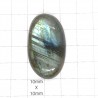 Labradorite Cabochon - 40x23x9mm Sold Individually