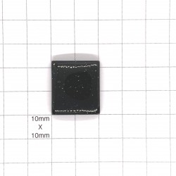 Green Goldstone Square Cabochon - 23x21x6mm Sold Individually