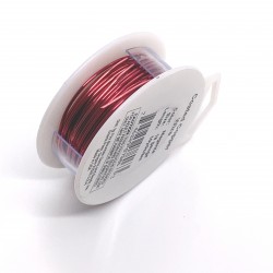 18 Gauge Round Magenta Coloured Copper Wire - 9 Metres