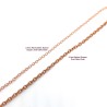 Oval Cable 2.4mm Copper Chain with Copper Plating - 1 Metre Compare