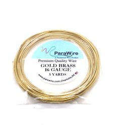 ParaWire 16ga Brass Wire - 4.5 Metres