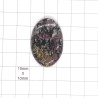 Ruby Schist Oval Cabochon - 36x24x5mm Sold Individually