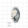 Tree Agate Oval Cabochon - 39x22x6mm Sold Individually