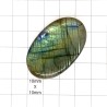 Labradorite Oval Cabochon - 45x28X8mm Sold Individually