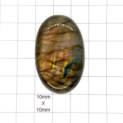 Labradorite Oval Cabochon - 44x28X10mm Sold Individually Laying flat