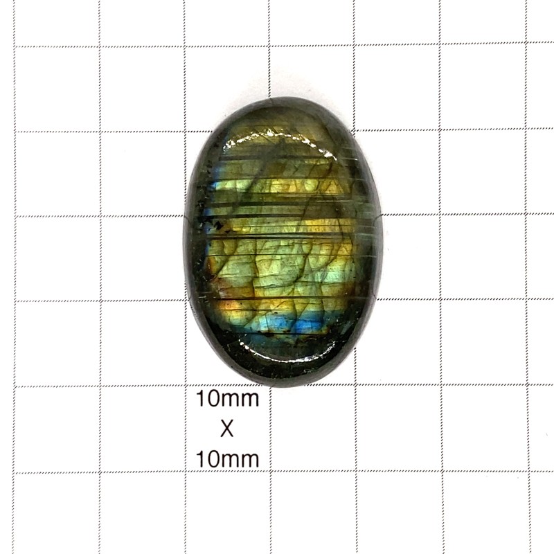 Labradorite Oval Cabochon - 34x23X8mm Sold Individually