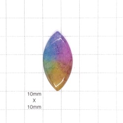 Rainbow Quartz Cabochon - 32x16x6mm Sold Individually