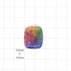 Rainbow Quartz Cabochon - 22x18x6mm Sold Individually