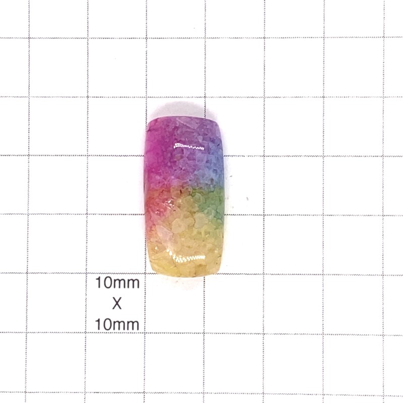 Rainbow Quartz Cabochon - 27x14x7mm Sold Individually