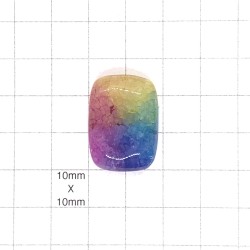 Rainbow Quartz Cabochon - 26x19x6mm Sold Individually