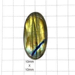 Labradorite Oval Cabochon - 43x22x7mm Sold Individually