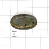 Labradorite Oval Cabochon - 36x21x9mm Sold Individually - Flat