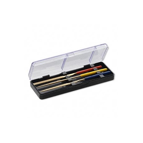 Set of 3 Steel Files - 10cm in length